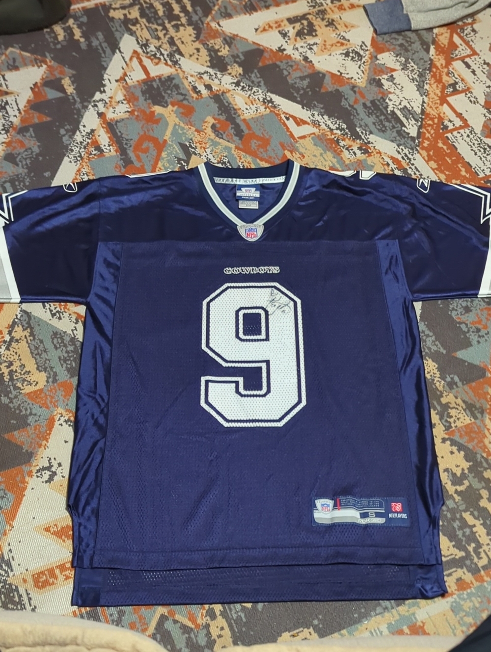 Vintage Reebok NFL Dallas Cowboys Quarterback Tony Romo Adult Unisex Screenprint